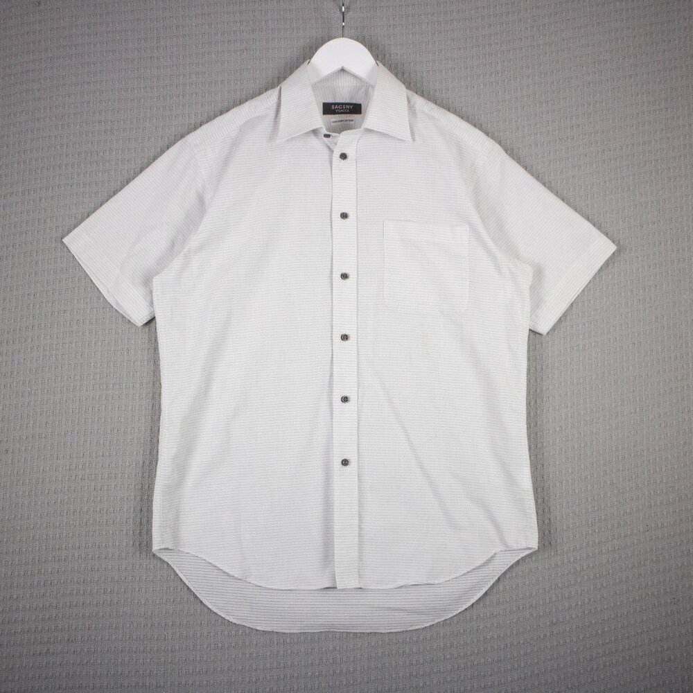 SacsNY Y'saccs Dot Button Up Shirt
